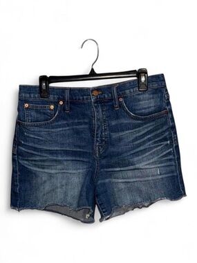 Madewell High-Rise Derby Dark Washed Denim Jean Shorts Women’s Size 29